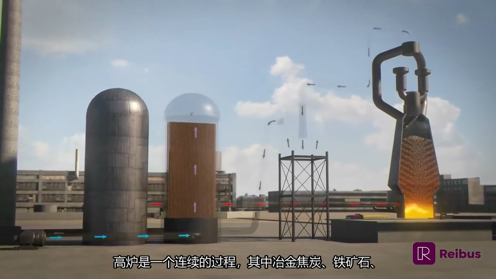 炼钢炉设备-工业设备动画演绎