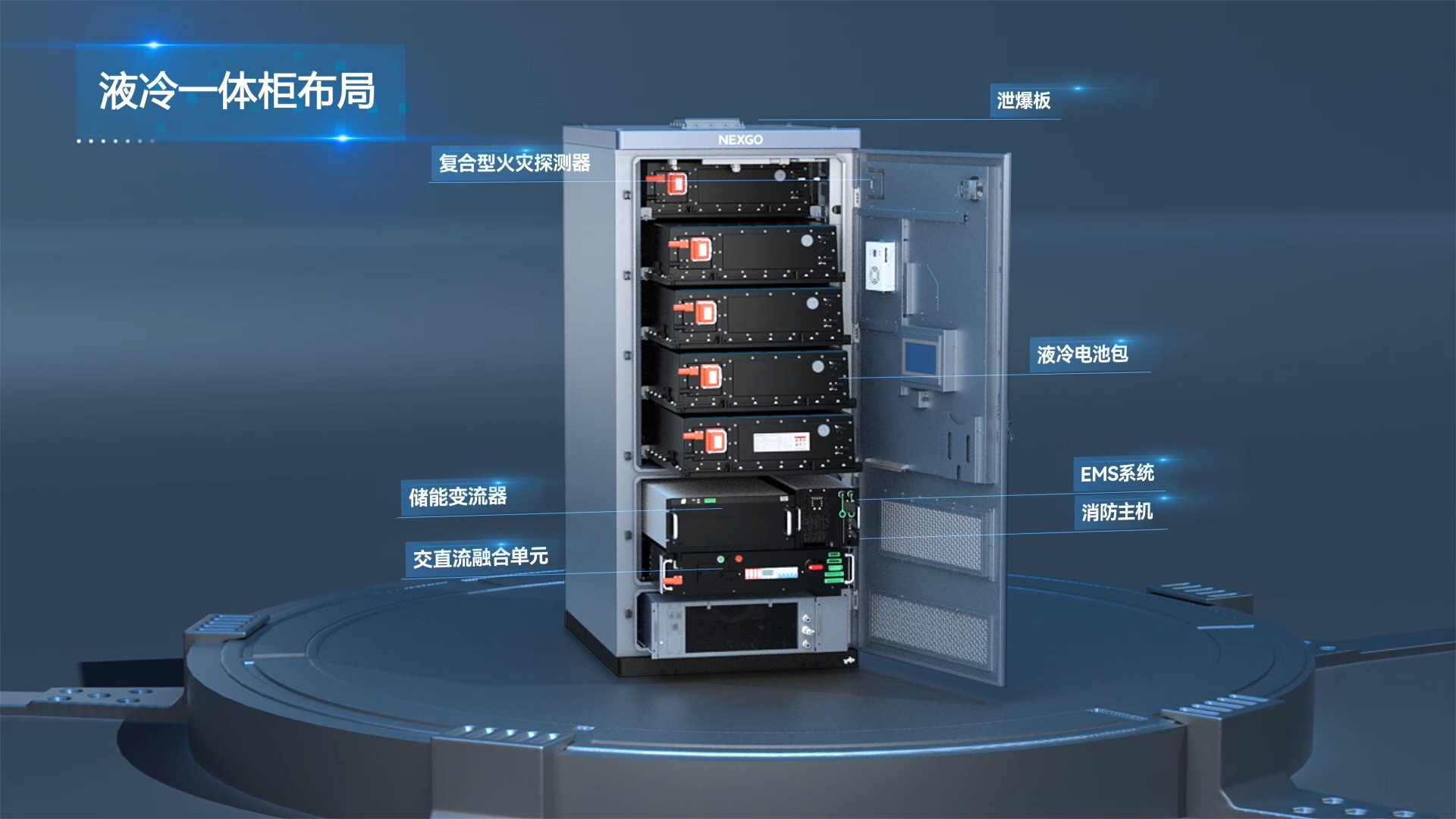 新能源储能-液冷一体柜工业三维...