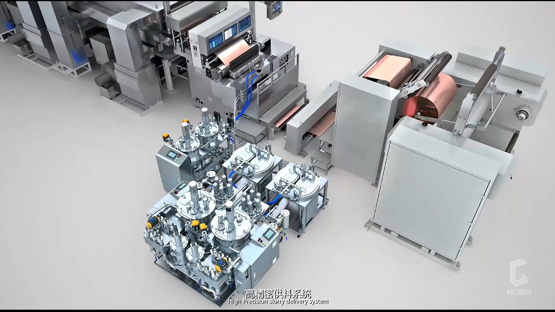 工业流水线-高精密供料系统工业设备动画