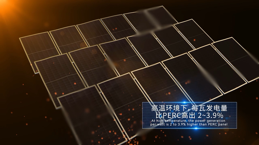 光伏片组件动画展示